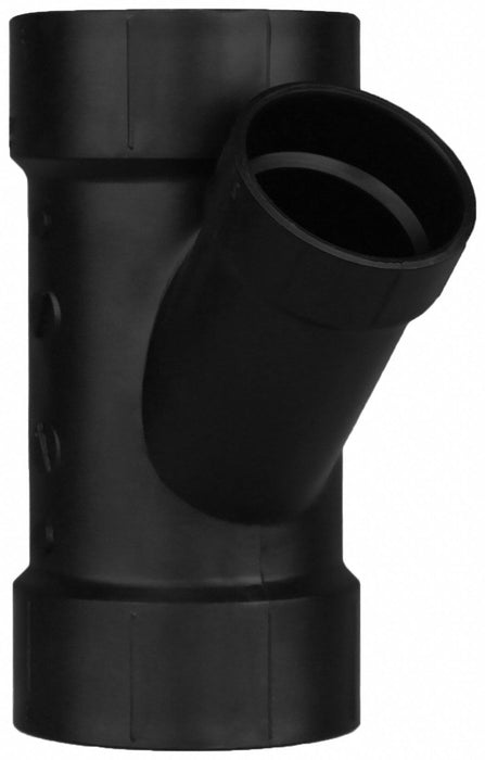 ABS Wye 3 in  3 in Hub 2 in