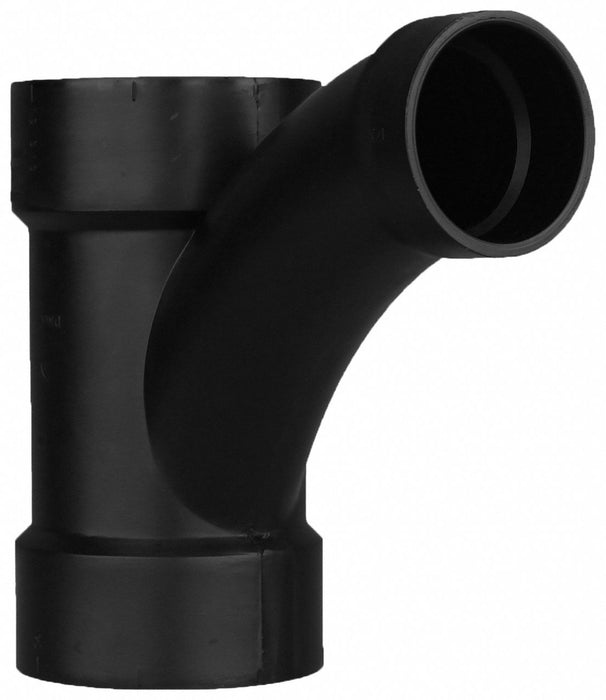 ABS Double Wye 3 in  3 in Hub 2 in