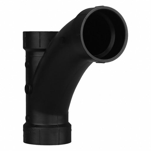ABS Double Wye 2 in  2 in Hub 2 in