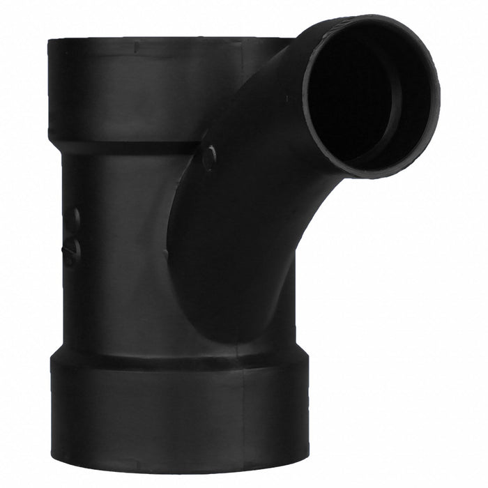 ABS Double Wye 4 in  4 in Hub 2 in