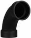 ABS 90ExtendedRadiusElbow 11/2in 11/2in