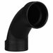 ABS 90ExtendedRadiusElbow 2in 2in