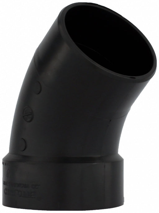 ABS 45 Elbow 4 in 4 in