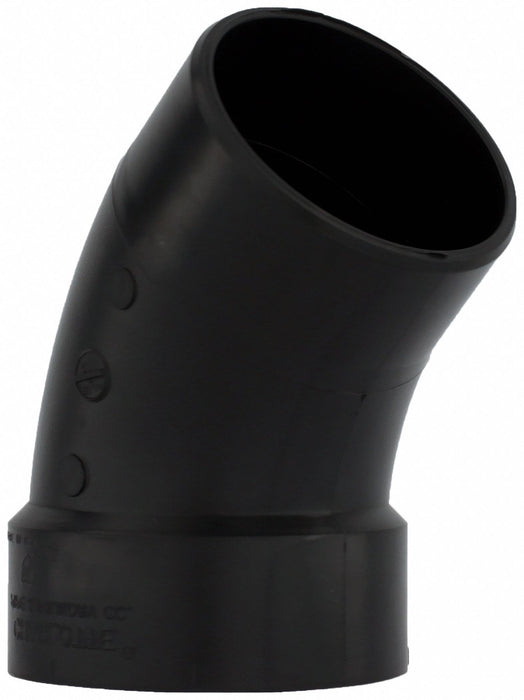 ABS 45 Elbow 4 in 4 in