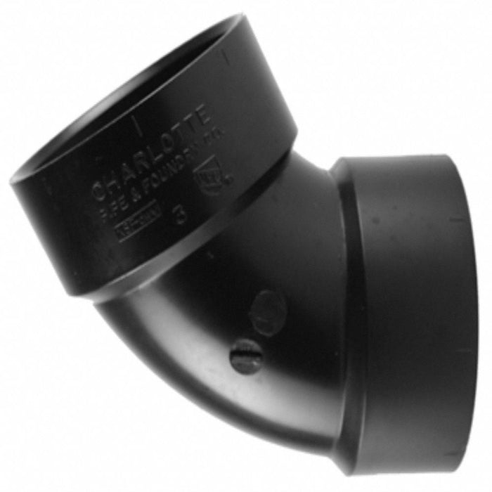 ABS 60 Elbow 1 1/2 in 1 1/2 in