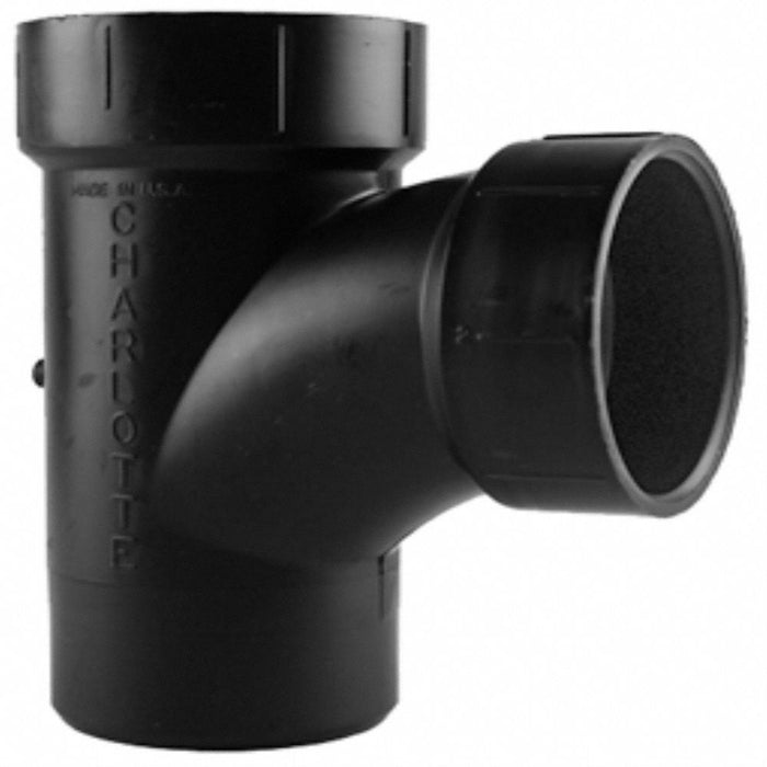 ABS SanitaryTee 2inSpigot 2inHub 2in