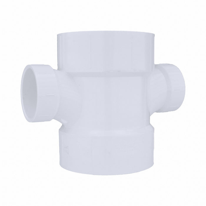 PVC Cross 4in 4inHub 2in 2inHub
