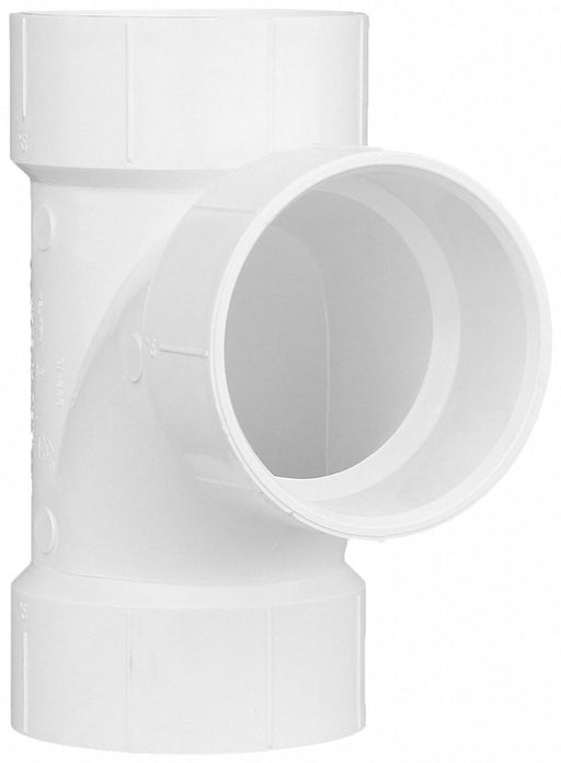 PVC SanitaryTee 3in 3inHub 3in