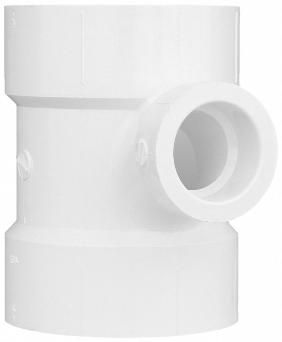 PVC SanitaryTee 4in 4inHub 11/2in