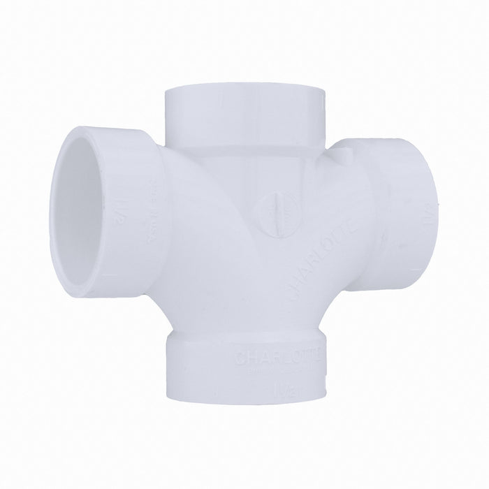 PVC Cross 11/2 in Hub