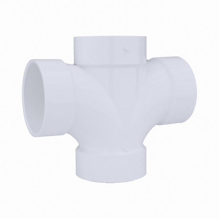 PVC Cross 4in 4inHub 4in 4inHub