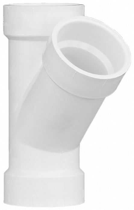 PVC Wye 11/2in 11/2inHub 11/2in