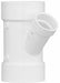 PVC Wye 3 in  3 in Hub 1 1/2 in