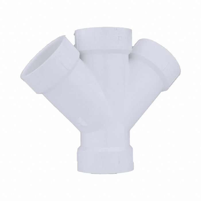 PVC DoubleWye 11/2inHub
