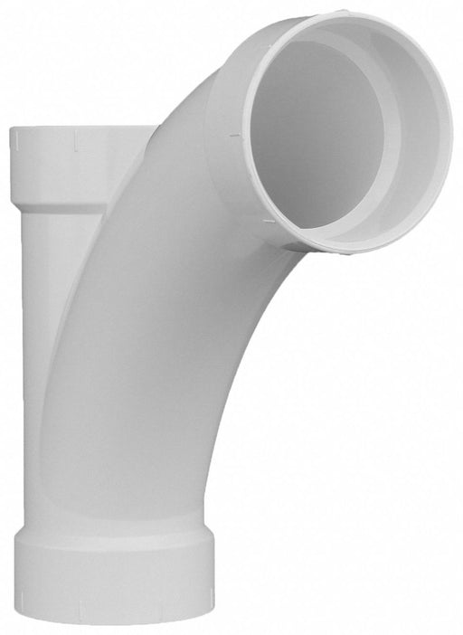 PVC Double Wye 4 in Hub 4 in Hub 