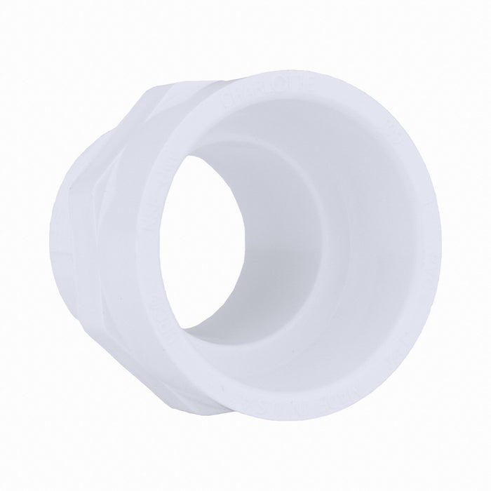PVC Straight 1 1/4 in NPT 1 1/4 in
