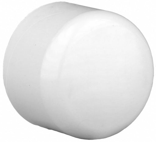 Socket Cap Schedule 40 2 Pipe Size White