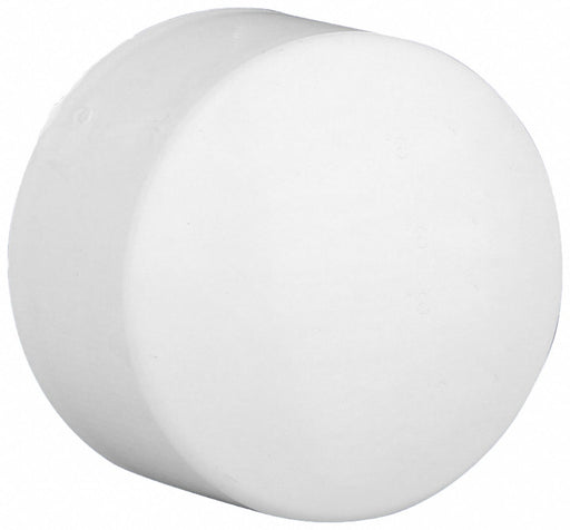 Socket Cap Schedule 40 3 Pipe Size White