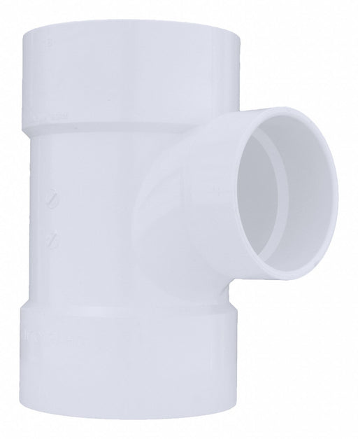PVC SanitaryTee 6in 6inHub 4in