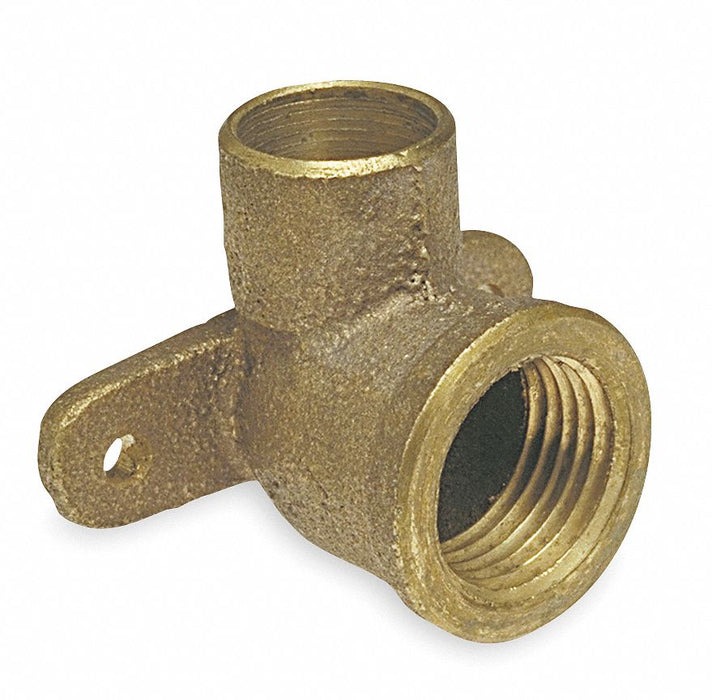 Elbow Bronze Cup 3/4 in FNPT 1/2 in