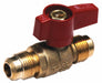 Manual 2-Way Ball Valve Flare Brass