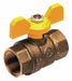 Manual 2-Way Ball Valve NPT Brass