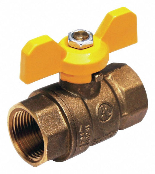 Manual 2-Way Ball Valve NPT Brass