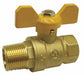 Manual 2-Way Ball Valve NPT Brass