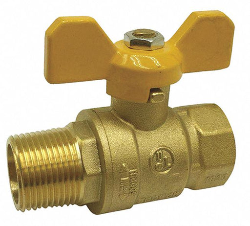 Manual 2-Way Ball Valve NPT Brass