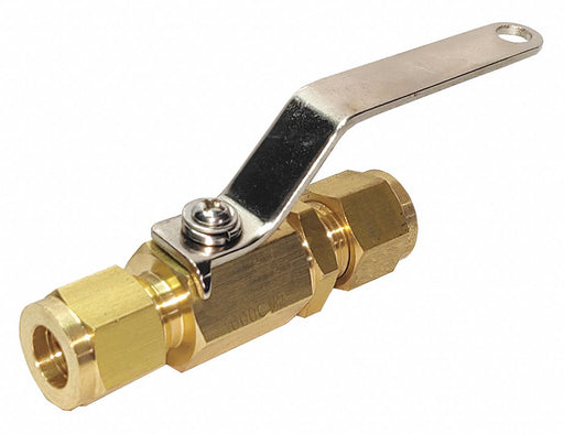 Manual 2-Way Ball Valve Comp Brass