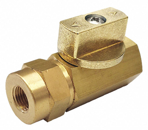 Manual 2-Way Ball Valve NPT Brass