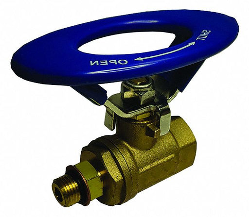 Manual 2-Way Ball Valve NPT Brass