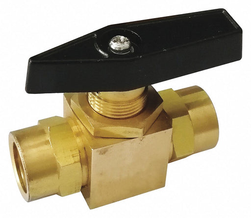 Manual 2-Way Ball Valve NPT Brass
