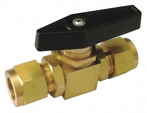 Manual 2-Way Ball Valve Comp Brass
