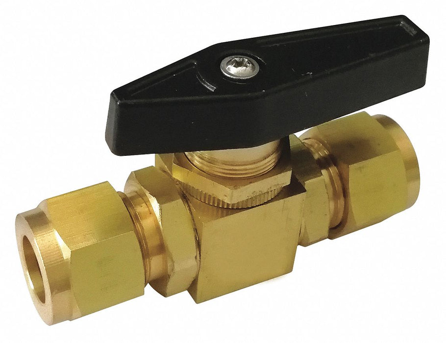 Manual 2-Way Ball Valve Comp Brass