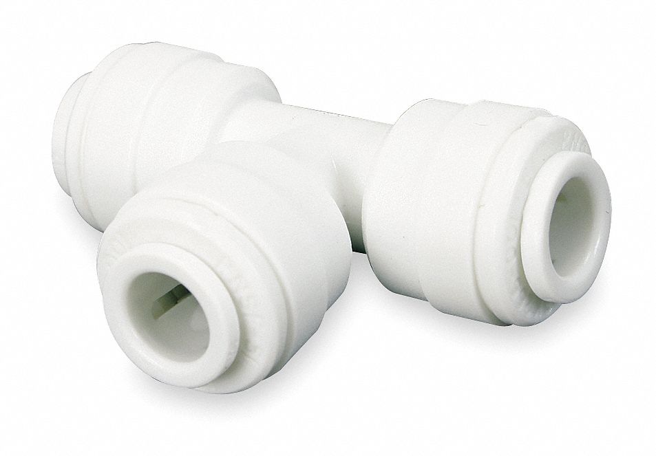 Tee Acetal PushFit1/4 1/4 1/4 PK10