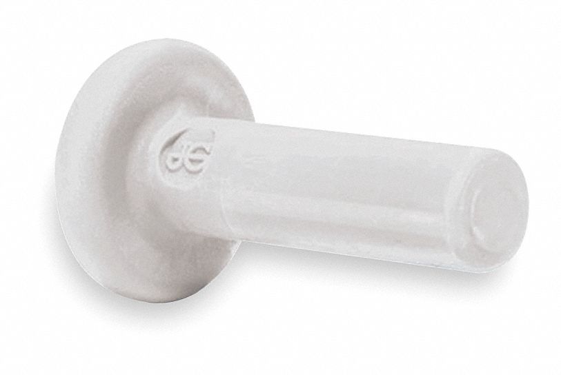 Plug Polypropylene TubeStem1/4in PK10