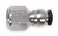 Strt Brass Push-Fit 4 mm FBSPP 1/4 in