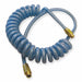 Coiled Air Hose 1/4 ID x 8 ft.