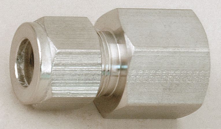 Strt Steel Comp. 1/2 in FNPT 3/8 in