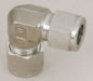 Elbow Steel Comp. 3/8 in Comp. 1/2 in