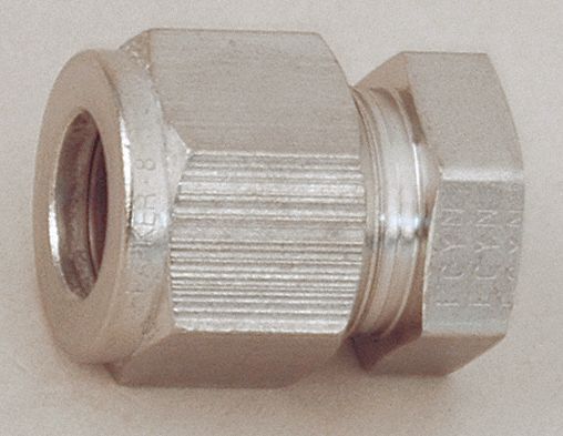 Cap Steel Compression 3/8 in
