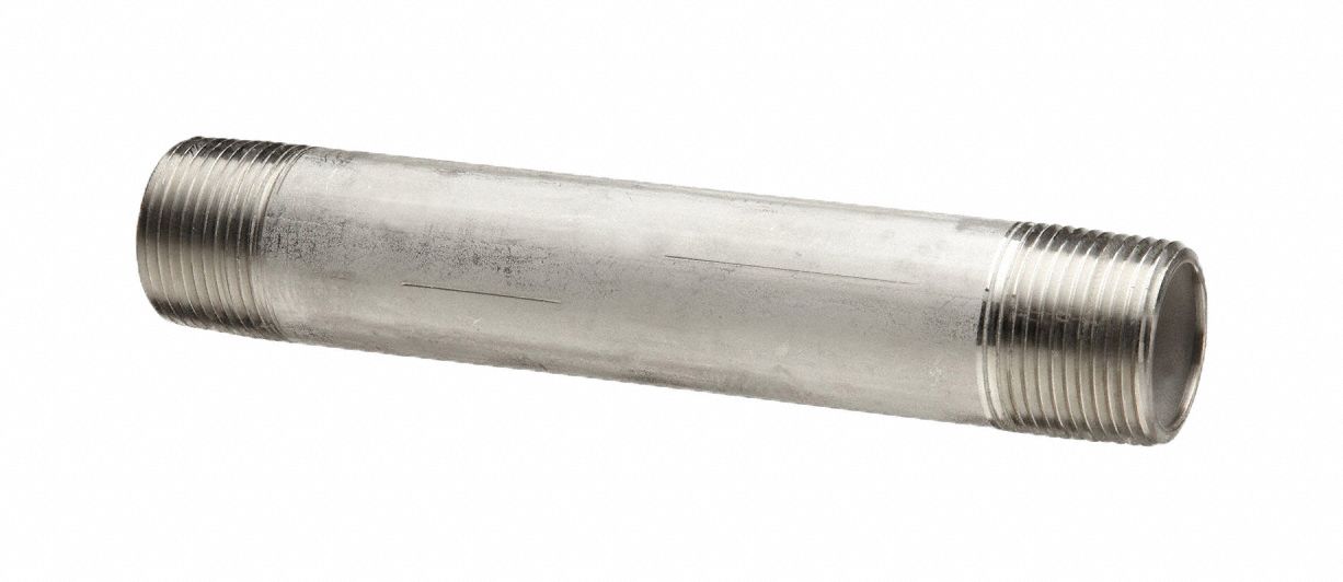 Nipple 3/4 In Thrd One End 2-1/2 In 304