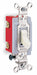 Wall Switch Ivory 20A Back Side DblPole