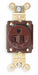 Recept Brown 15 A 2P3W Back Side 1PK