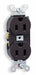 Receptacle Brown 15 A 2P3W Side 1PK