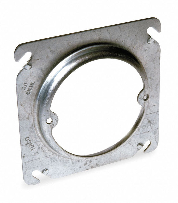 Plaster Ring Silver Flat