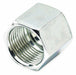 Nut Steel Compression 3/8 in