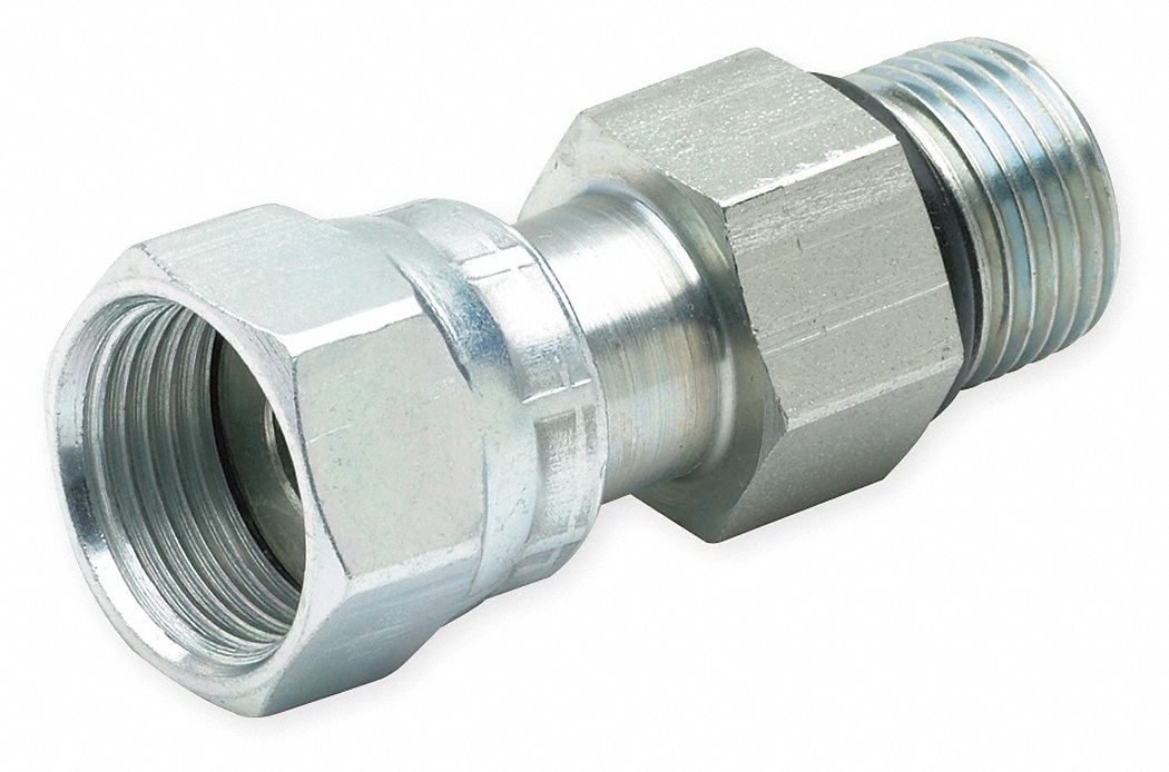 Strt Steel Comp. 1/2 in ORB