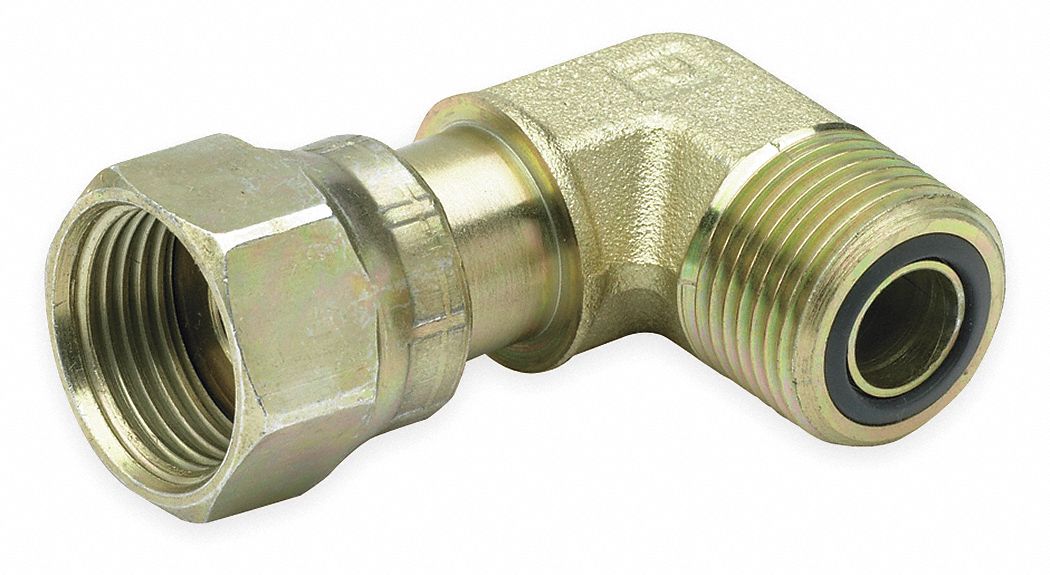 Elbow Steel Comp. 3/8 in Comp. 1/2 in